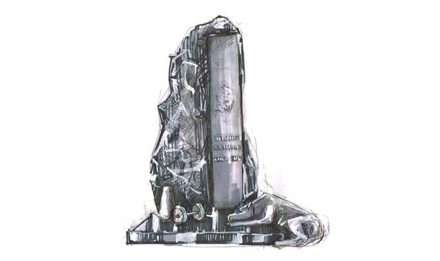 Авторский эскиз памятника 32